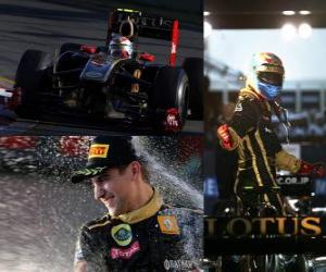 yapboz Vitaly Petrov - Renault - Melbourne, Avustralya Grand Prix (2011) (3.lük)